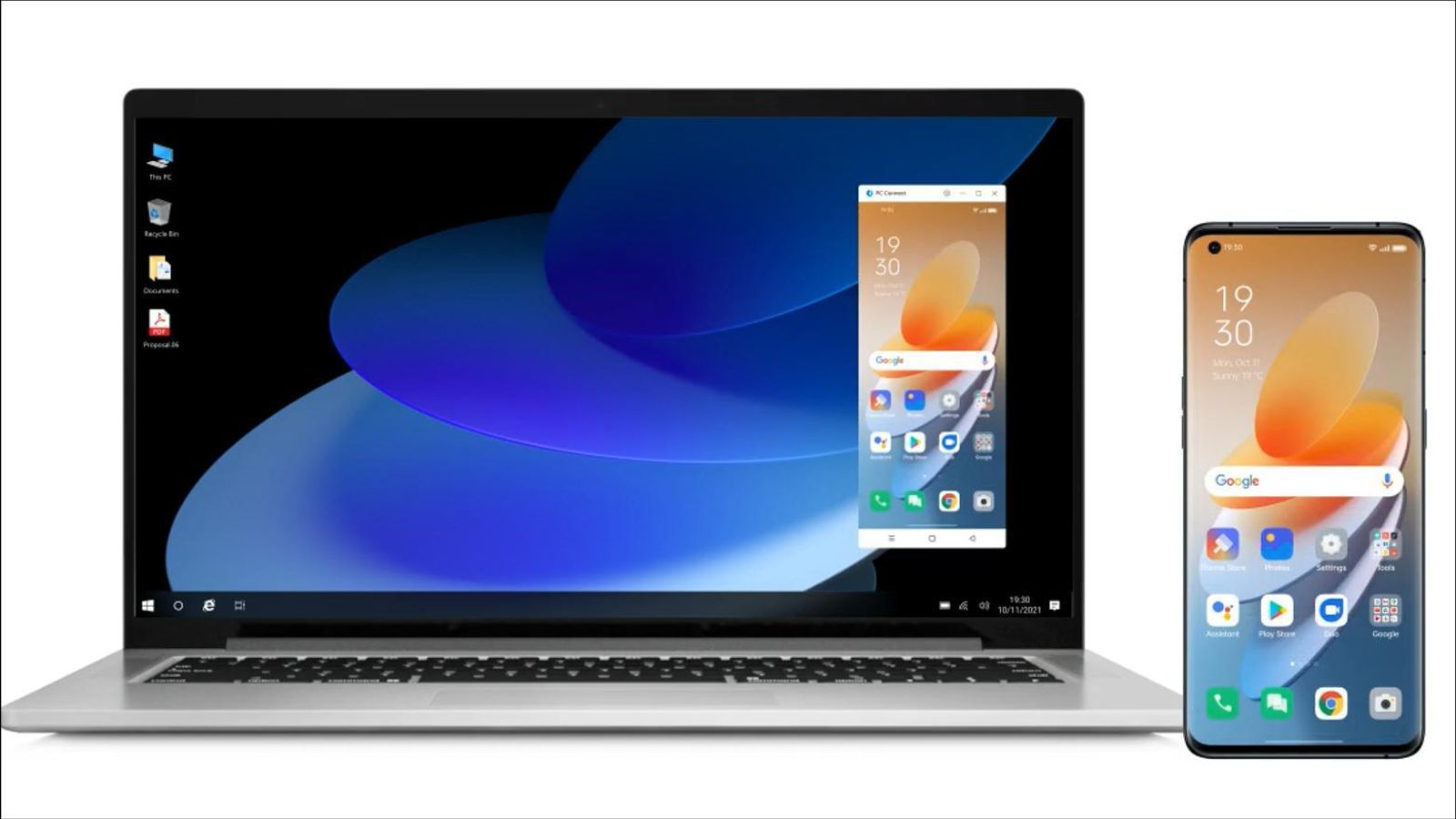 PC Connect en ColorOS 12, el nuevo sistema operativo de Oppo