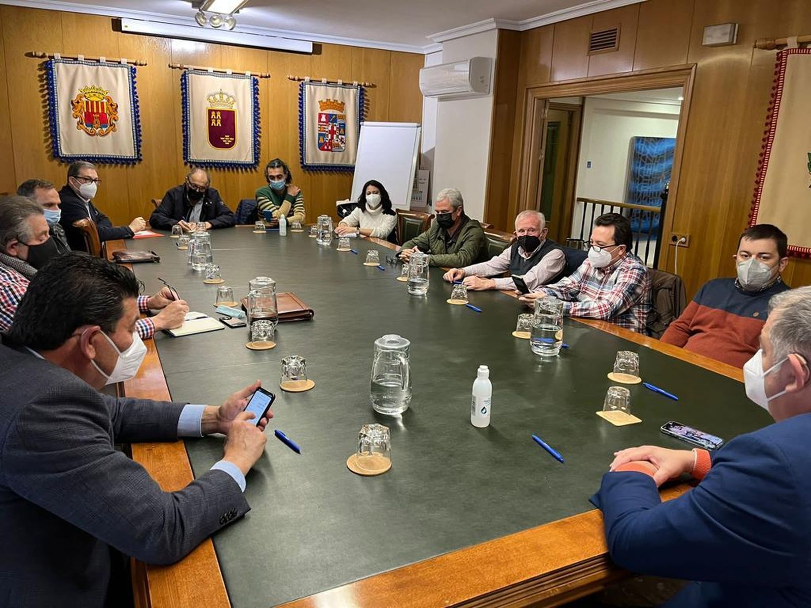 Reunión del Círculo por el Agua, que representa los intereses de los regantes de Alicante, Murcia y Almería.