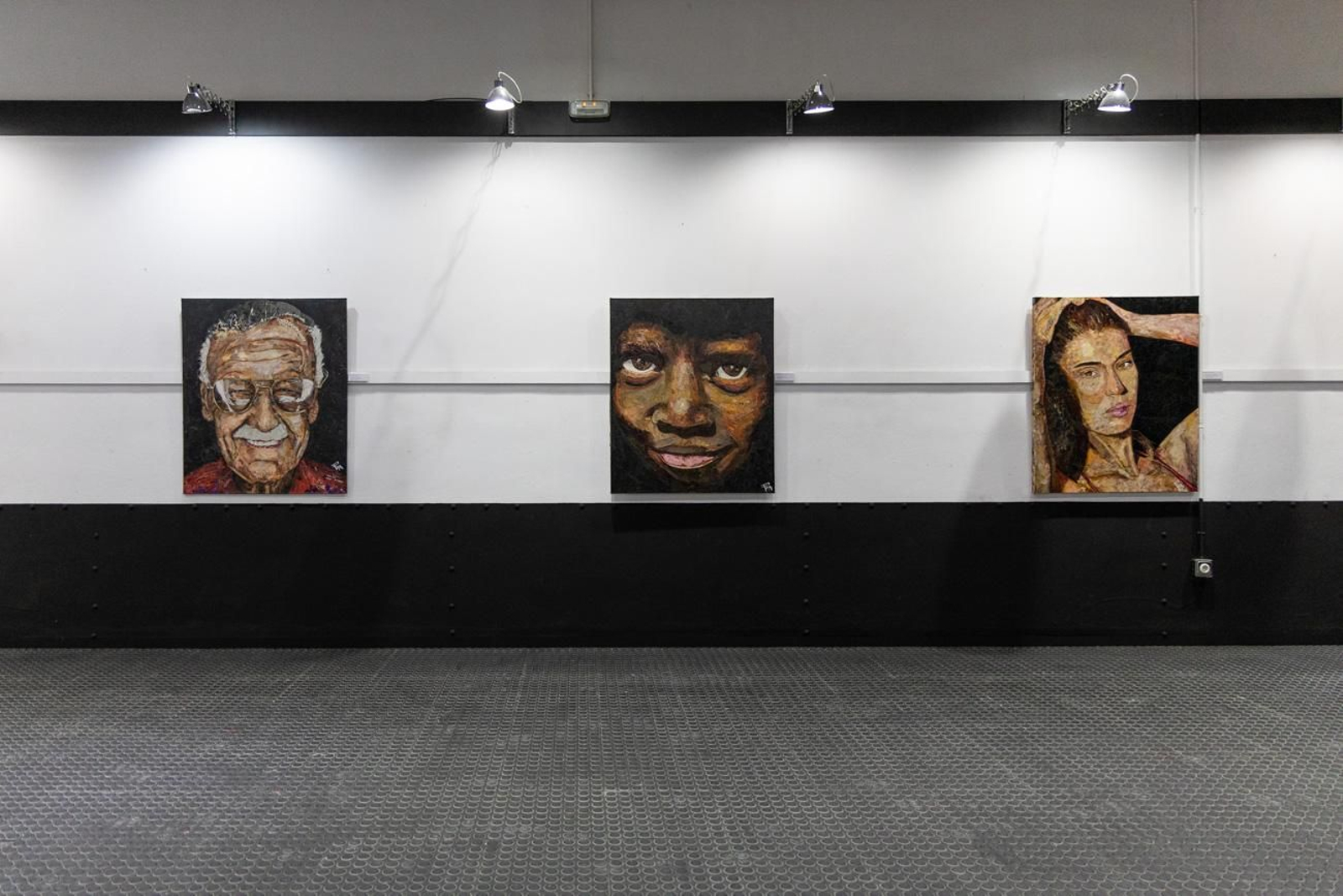 Los personajes más conocidos del "Jaén cultureta" se retratan en los collages de 'Miradas'