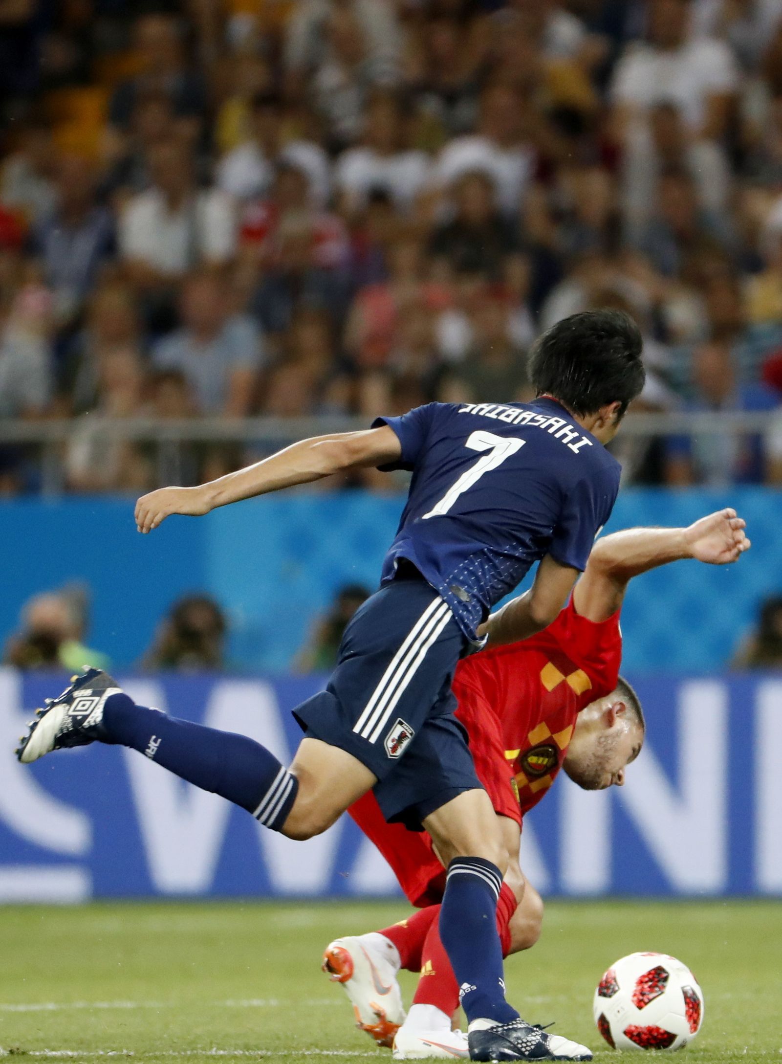 Las imágenes del Bélgica-Japón