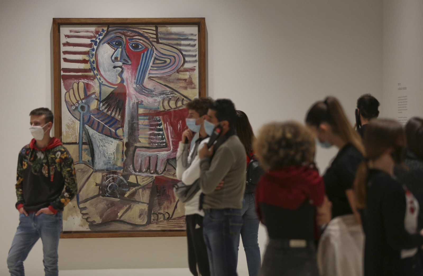 Visitantes en el Museo Picasso Málaga.
