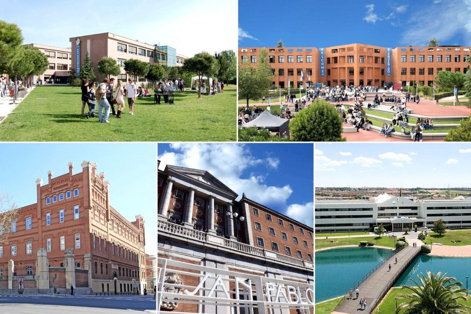 Campus de diferentes universdades.