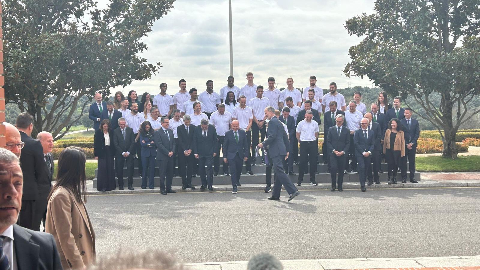 La recepción del Rey Felipe VI al Unicaja, en fotos