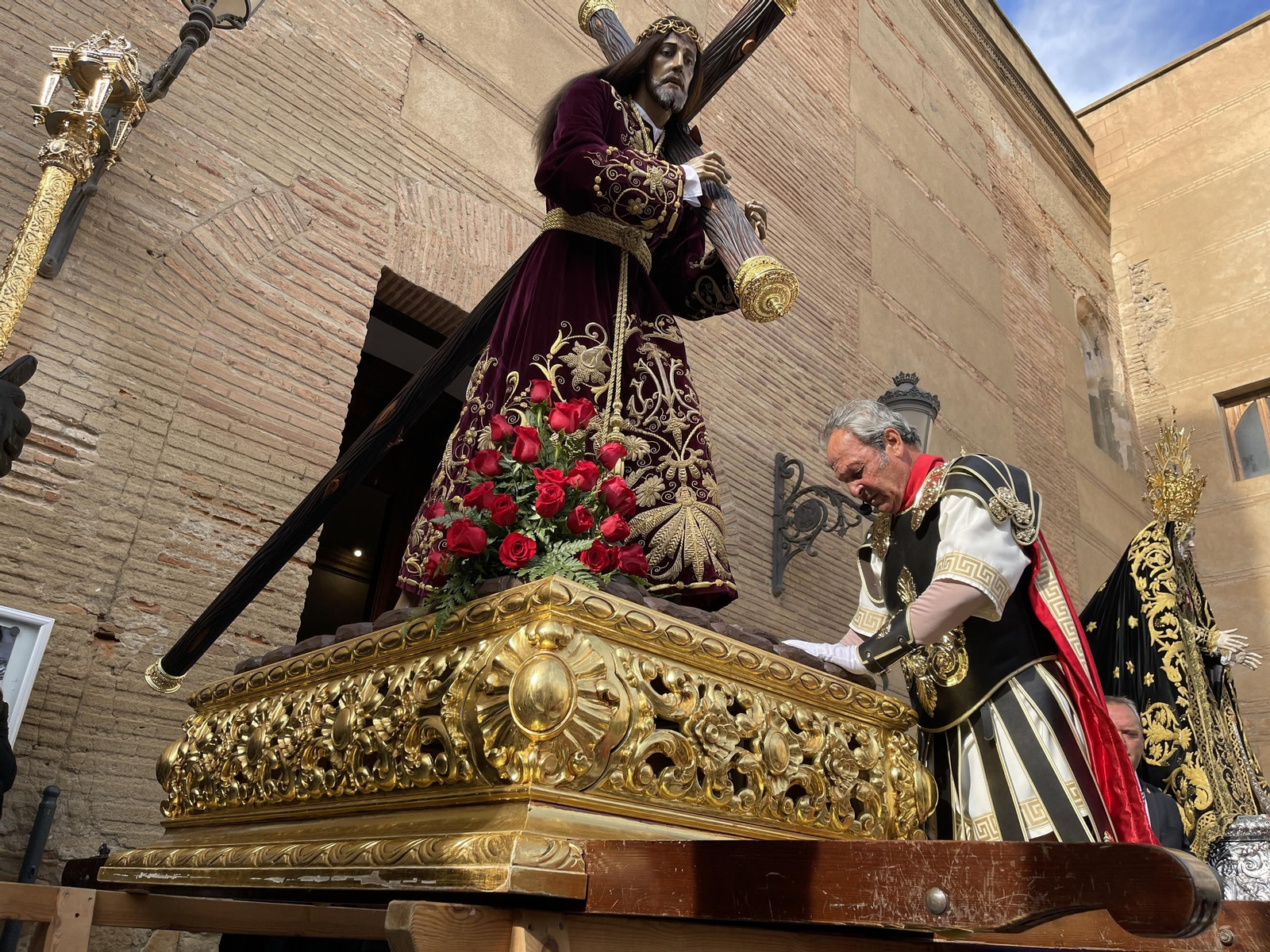 Uno de los momentos del Pregón del Judío en Vera. Uno de los momentos del Pregón del Judío en Vera.