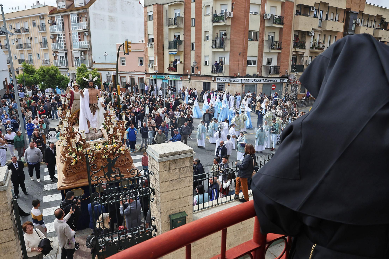 Imágenes de El Resucitado por el barrio de La Hispanidad