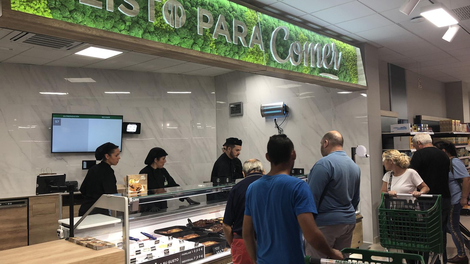 Nueva sección "Listo para comer".