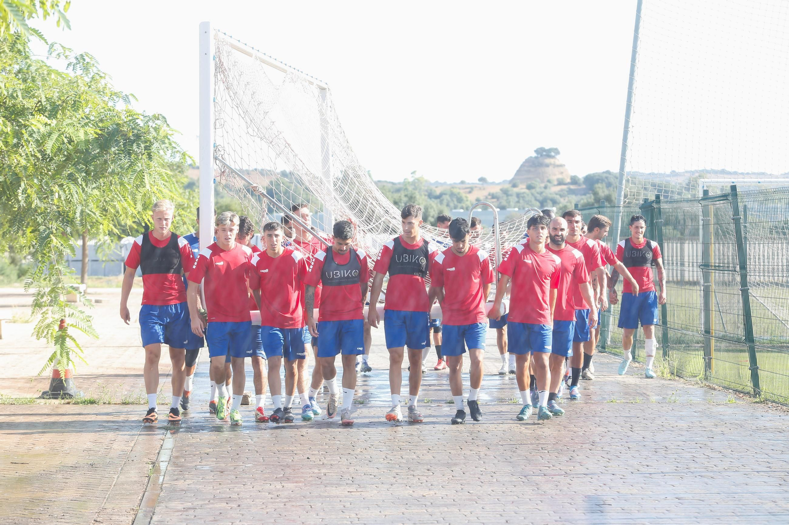 El Algeciras se ejercita esta pretemporada.