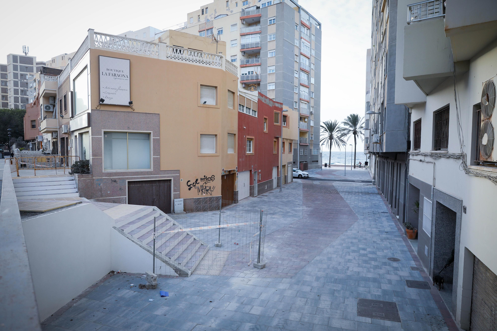 Imágenes de las calles en obras