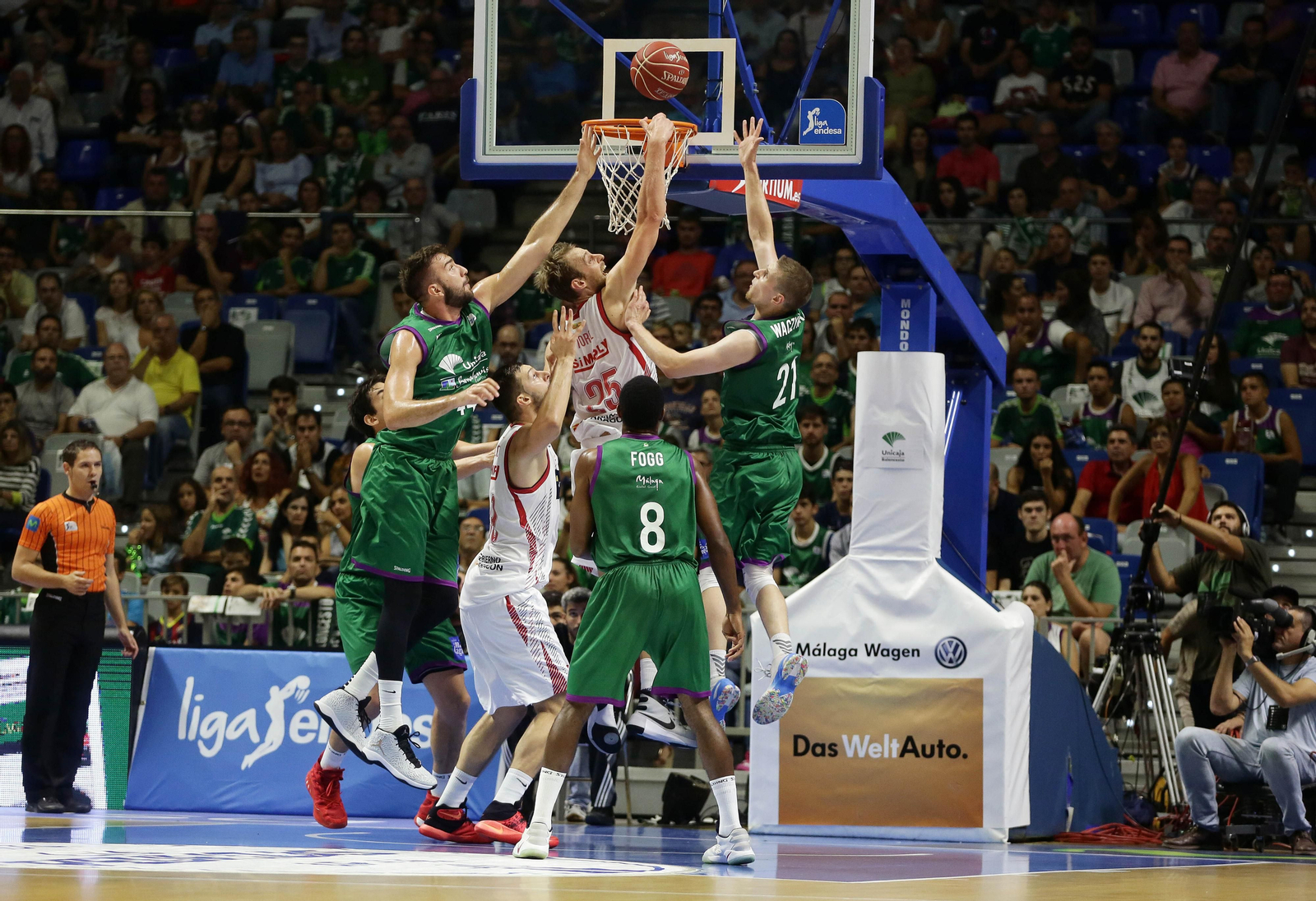 Los cinco años de Adam Waczynski en el Unicaja, en fotos