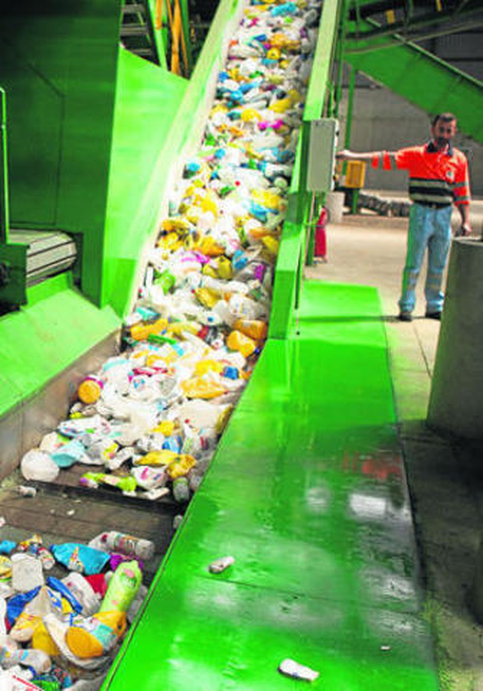Tratamiento de los envases ligeros en la planta de Valsequillo.