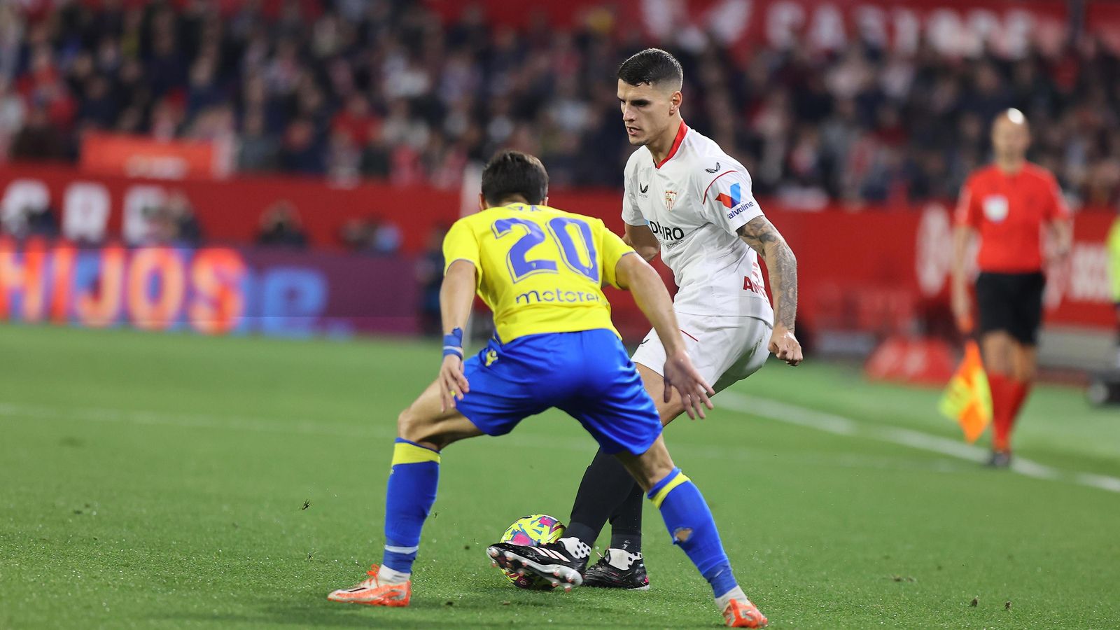 Lamela, que no dejó de intentarlo pero no tuvo fortuna, ante Iza Carcelén.