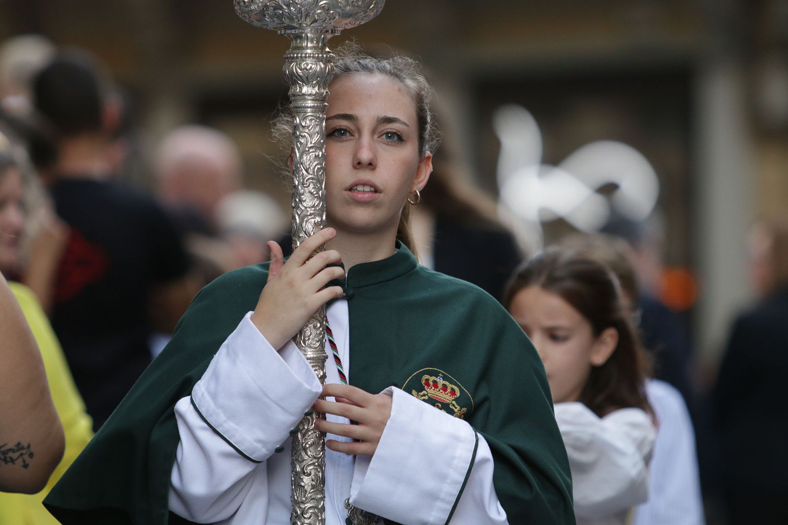 Imágenes de La Magna por las calles de Almería