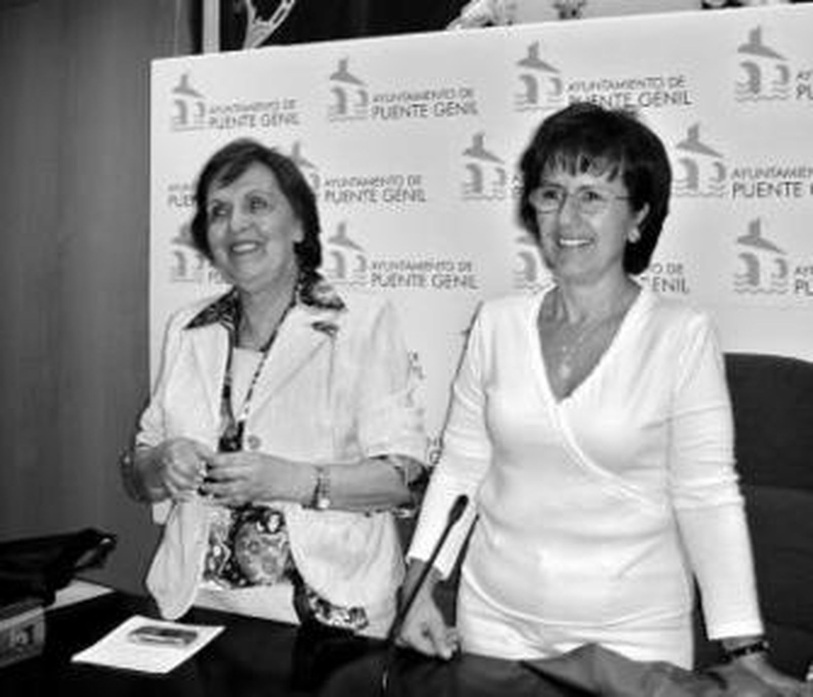 García y Luque en la presentación de la cata.