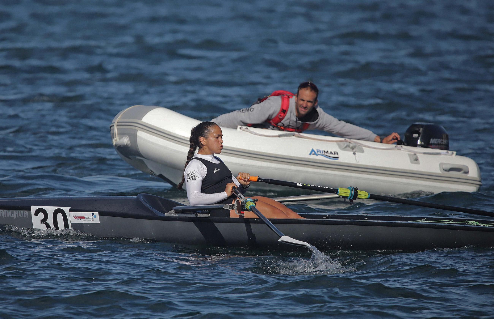 Las fotos de la jornada final de la Copa de la Juventud Europea de remo beach sprint de La Línea