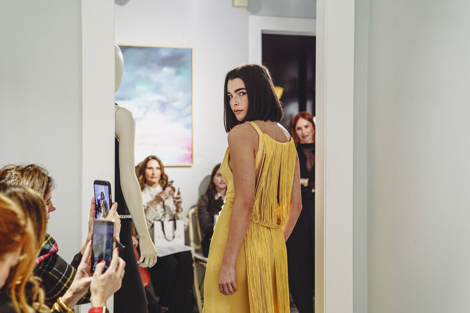 Presentación de la colección de primavera Rose Noir  de la firma Claro Couture