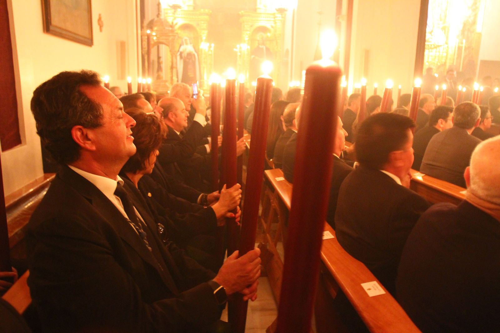 El Cristo de la Expiración preside el Vía Crucis del Consejo de Hermandades