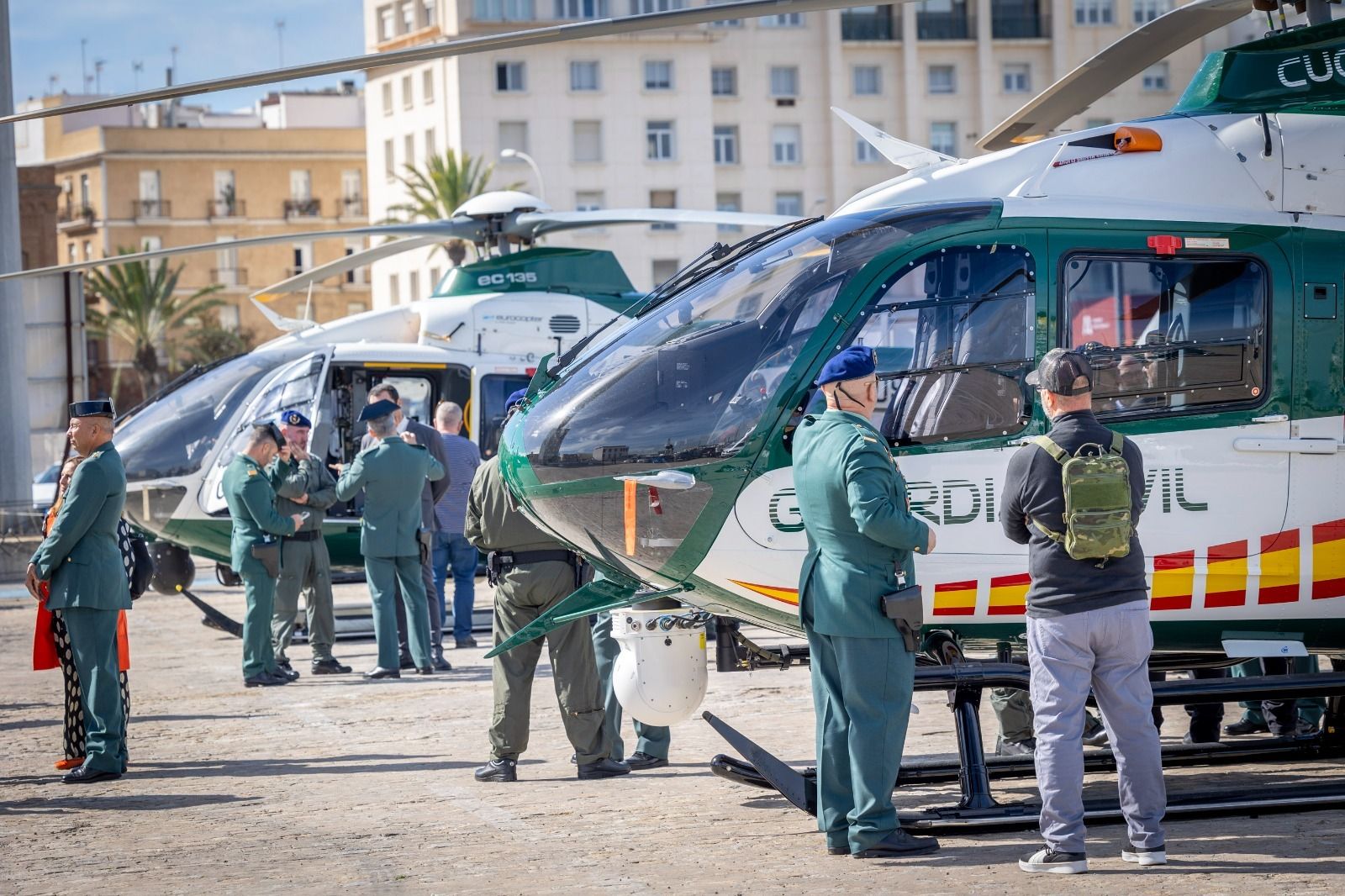 La Guardia Civil celebra en Cádiz el 50 aniversario de su Unidad Aérea
