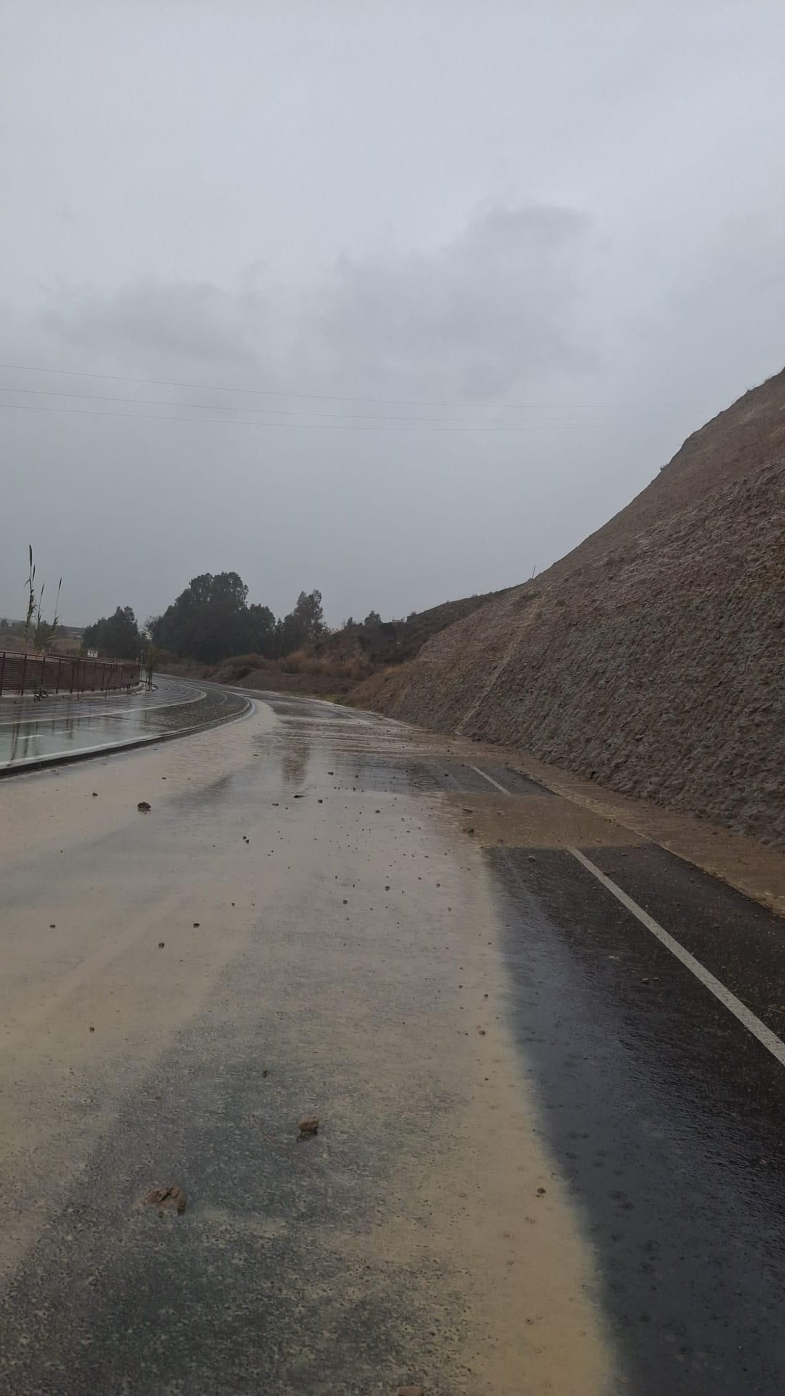 No solo lluvia, también granizo: así ha pasado la borrasca Emilia por el Almanzora y Los Vélez