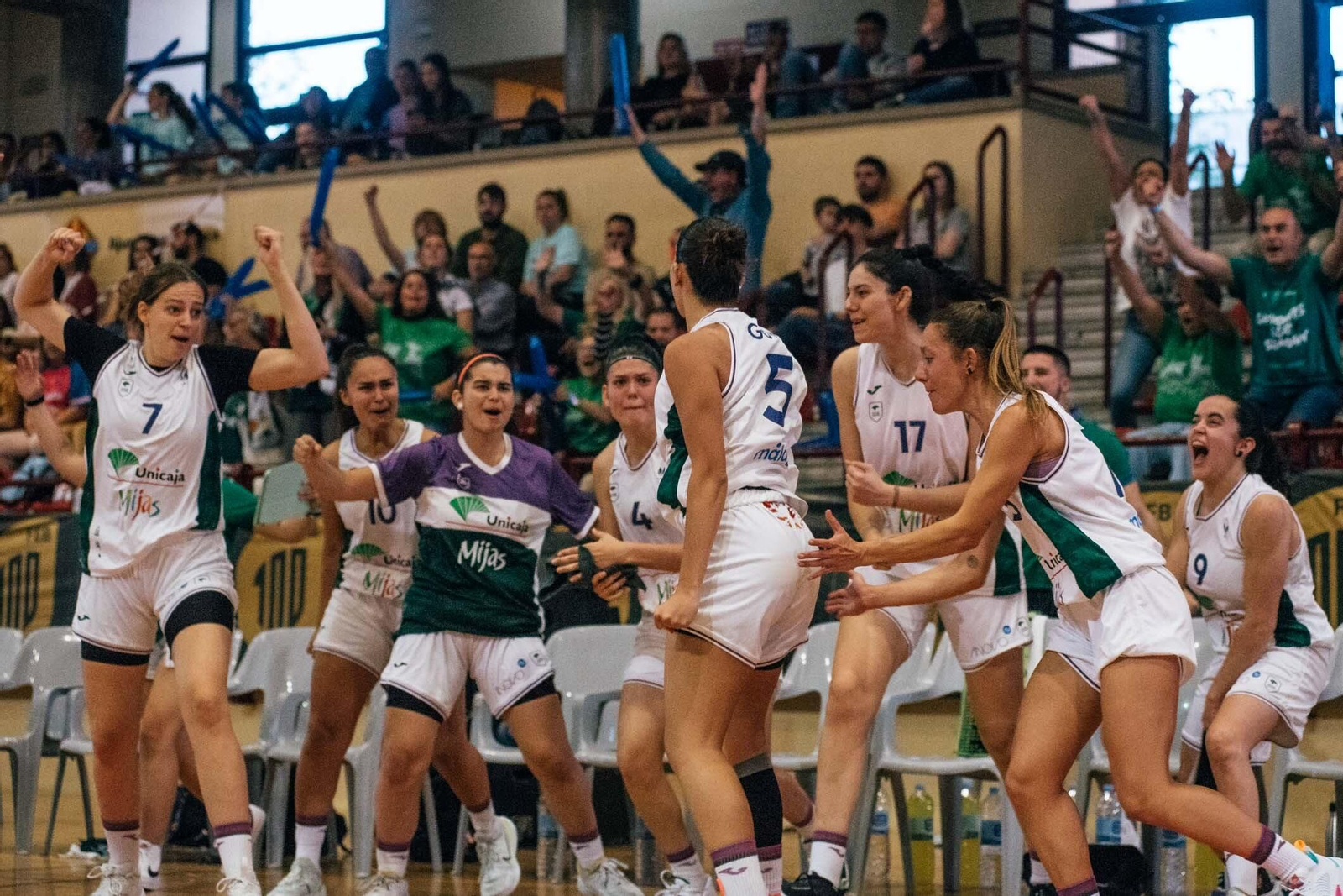 El Unicaja-Azul Marino Viajes Mallorca, en fotos