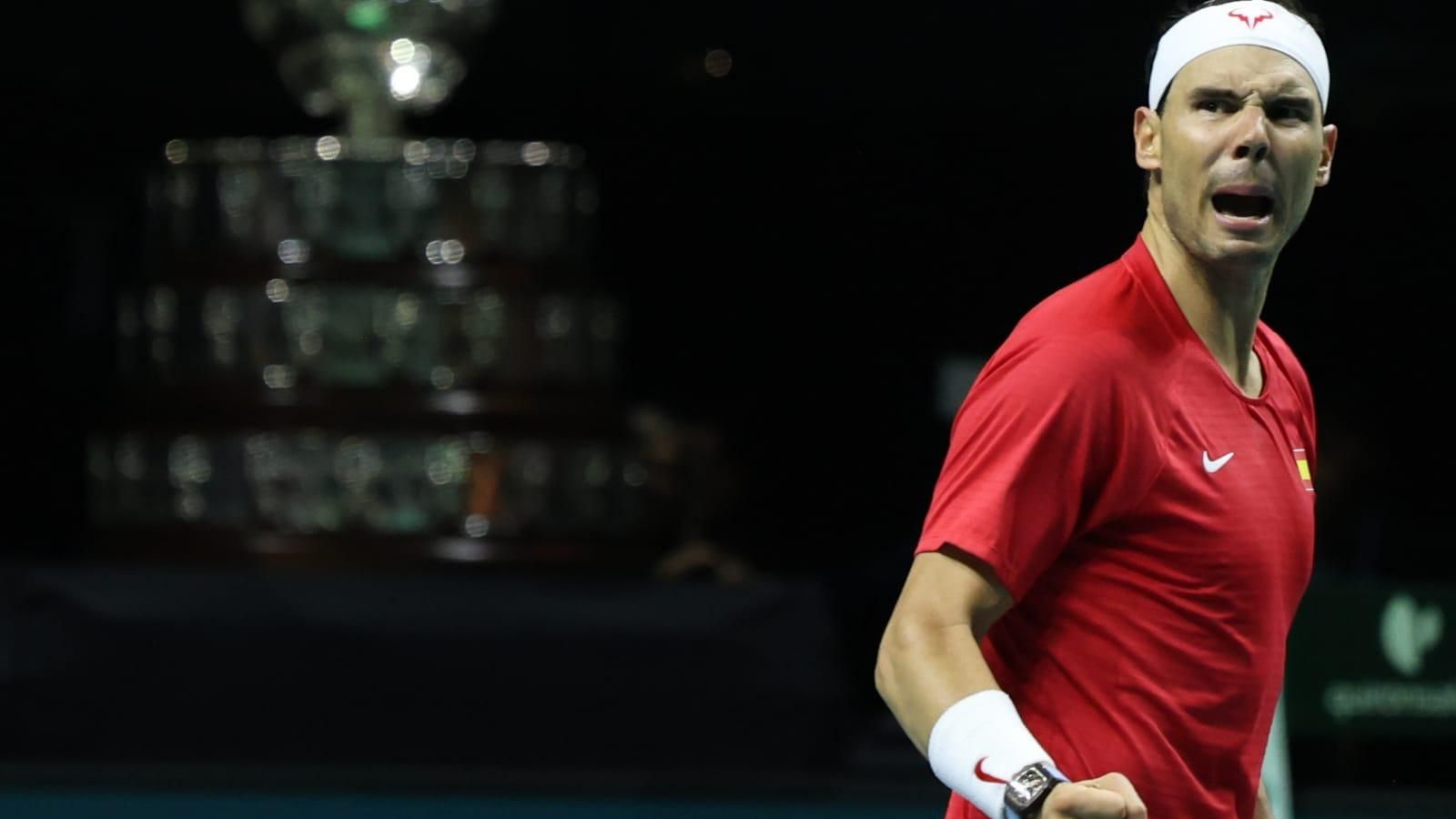 Las fotos del Rafa Nadal-Van de Zandschulp de la Copa Davis en Málaga