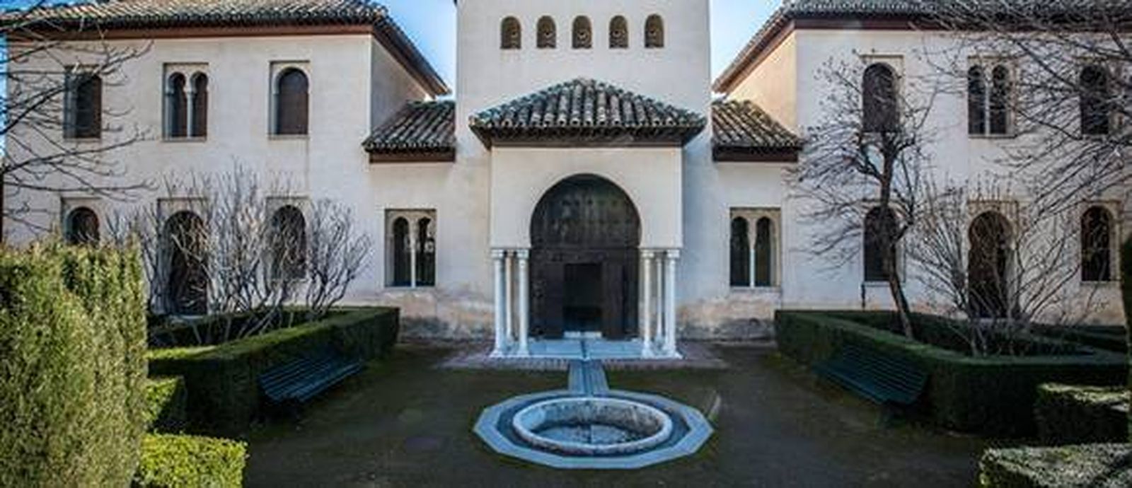 Vista general del Alcázar del Genil, la última residencia de Aixa y actual sede de la Fundación Ayala.