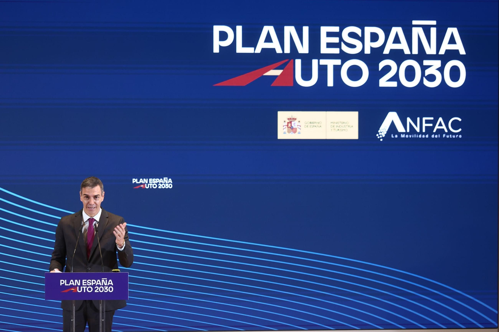 Pedro Sánchez, en la presentación del Plan España Auto 2030