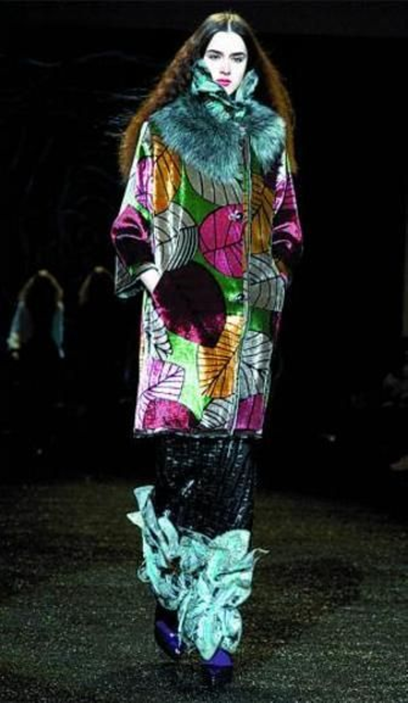 Custo da color al otoño e invierno en su desfile de Nueva York