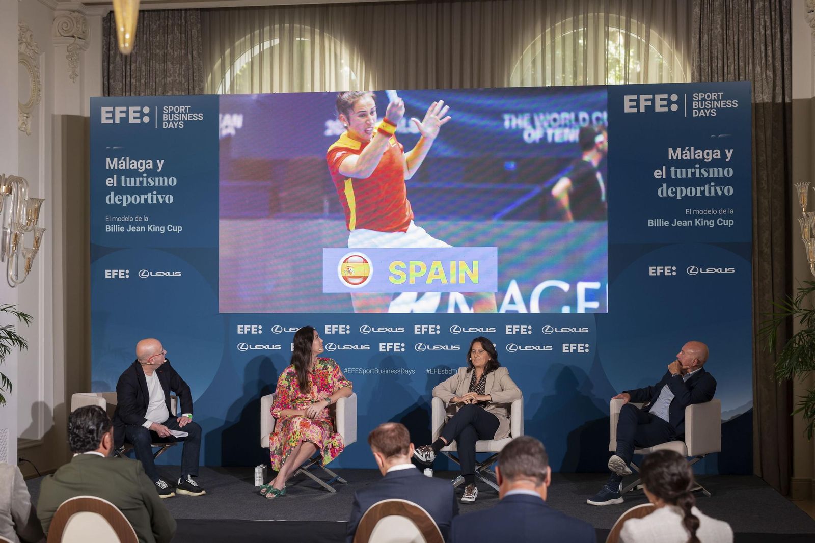Las fotos del foro 'Málaga y el turismo deportivo. El modelo de la Billie Jean King Cup' organizado por EFE