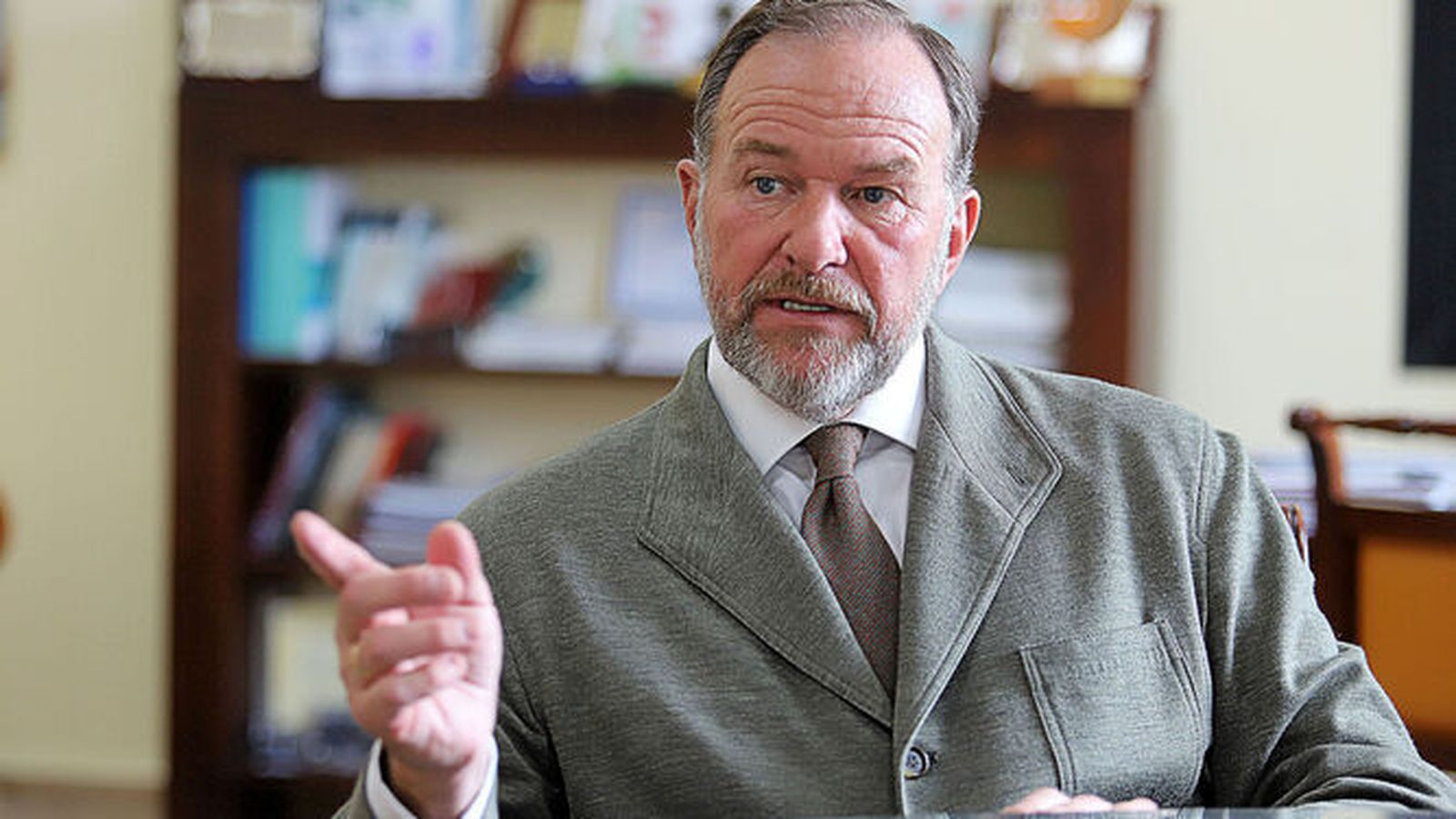 José Luis García-Palacios Álvarez, durante una entrevista concedida a Huelva Información.