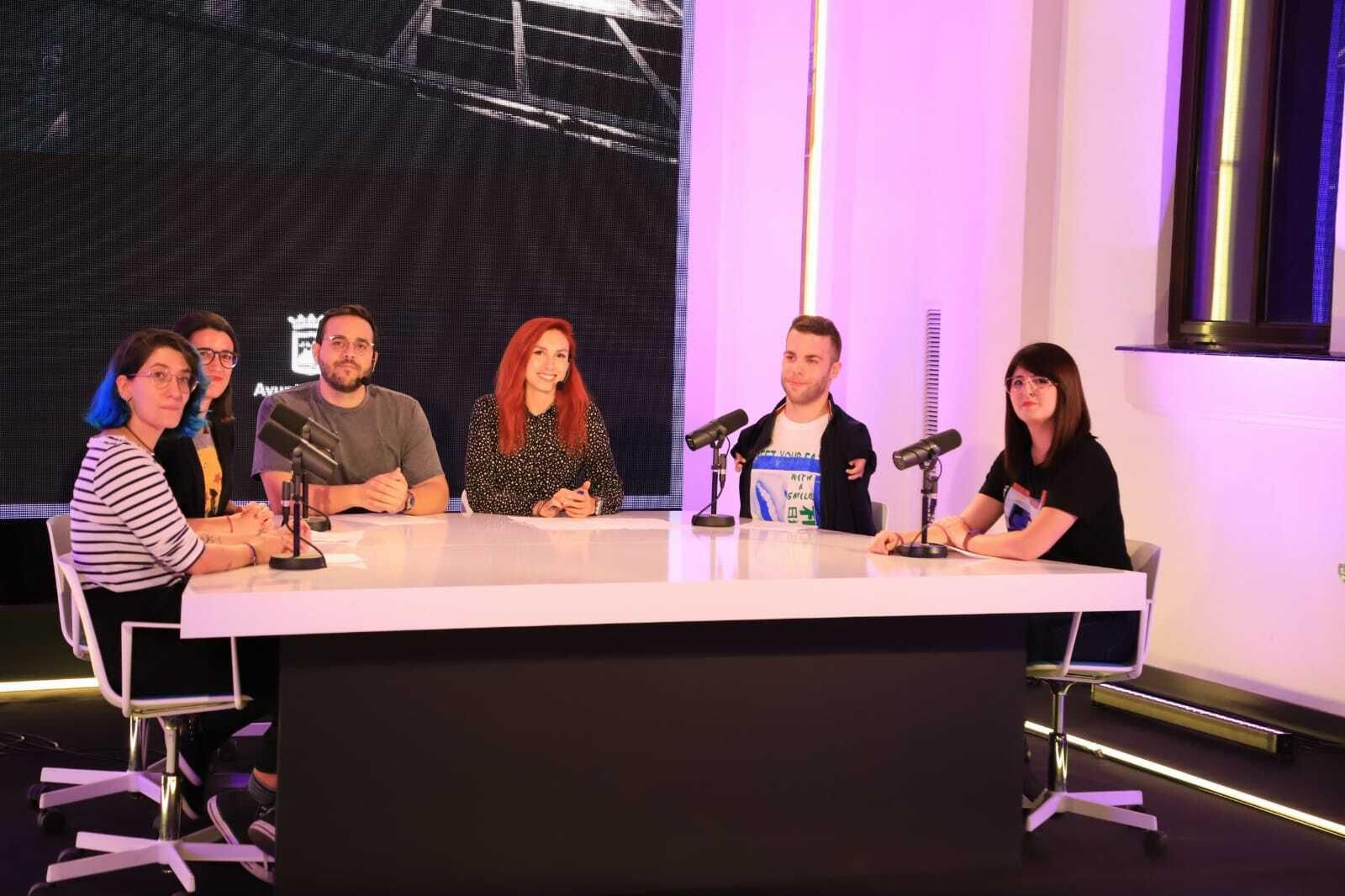 Presentadores y parte del jurado de esta tercera edición de los 'Indie Games Málaga'.