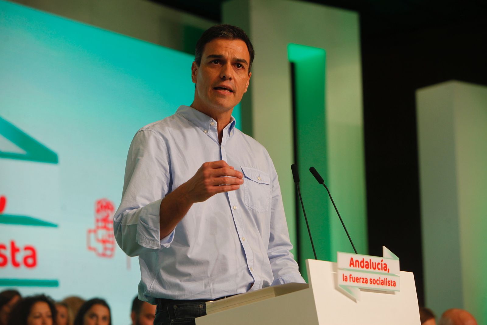 La clausura del Congreso del PSOE-A