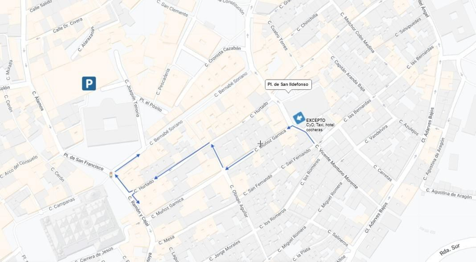 Cambian el tráfico en el barrio de San Ildefonso de Jaén tras el fin de las obras