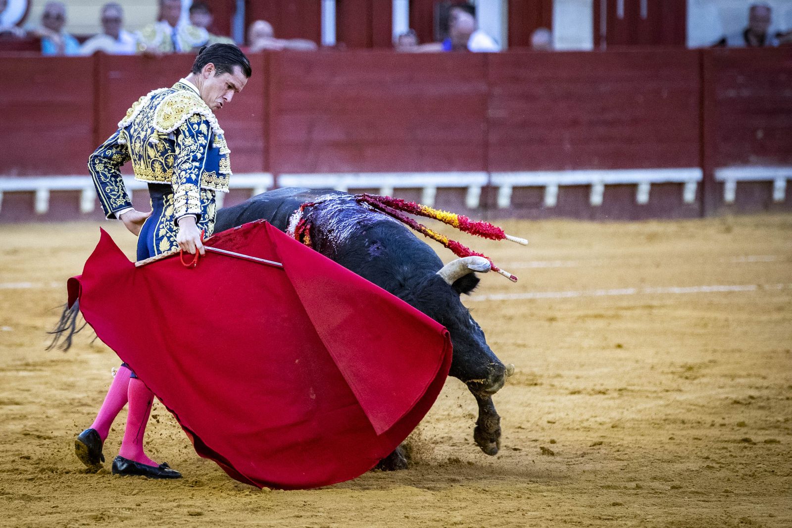 Diego Urdiales, Sebastián Castella y Daniel Luque, en la plaza de toros de El Puerto