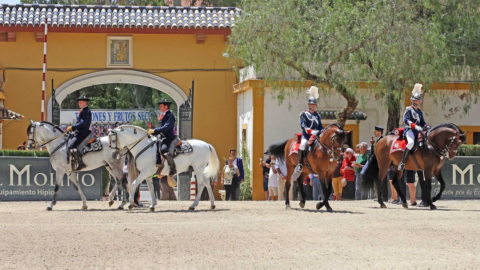 Entrega del Caballo de Oro en Jerez a la Unidad Especial de Caballería de la Policía Nacional.
