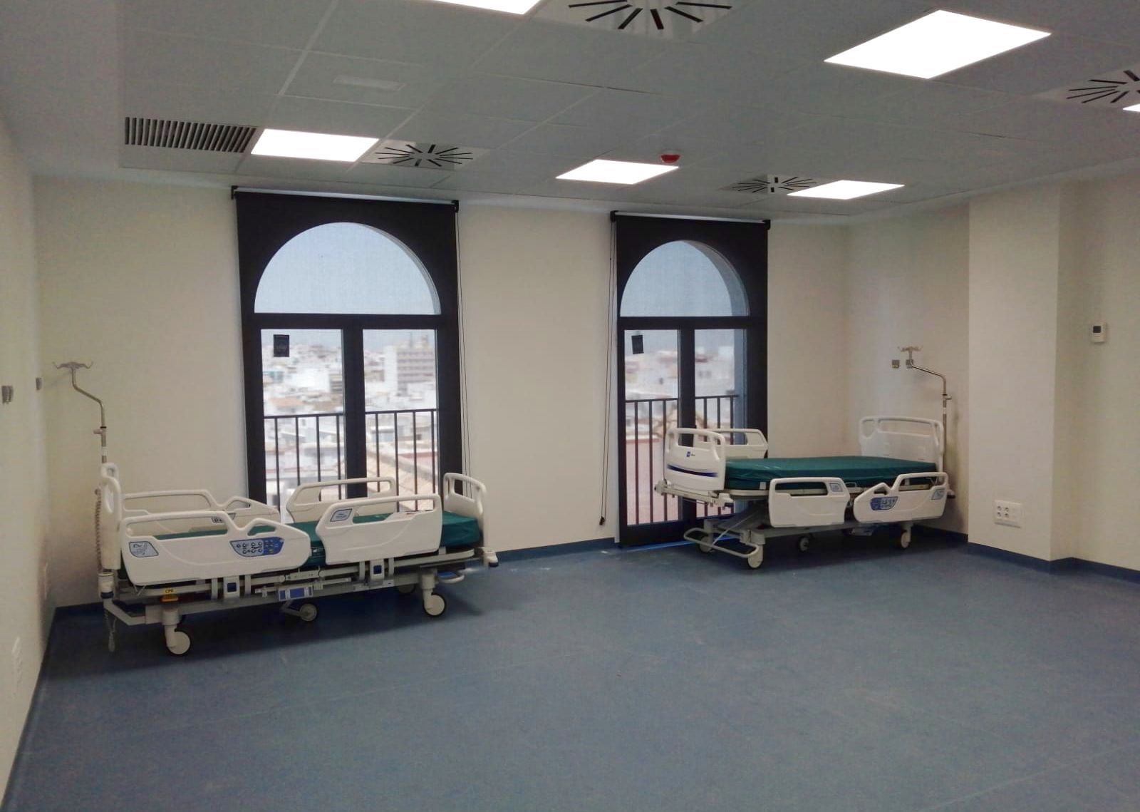 Una de las dependencias del Hospital de Día del HARE de Morón.