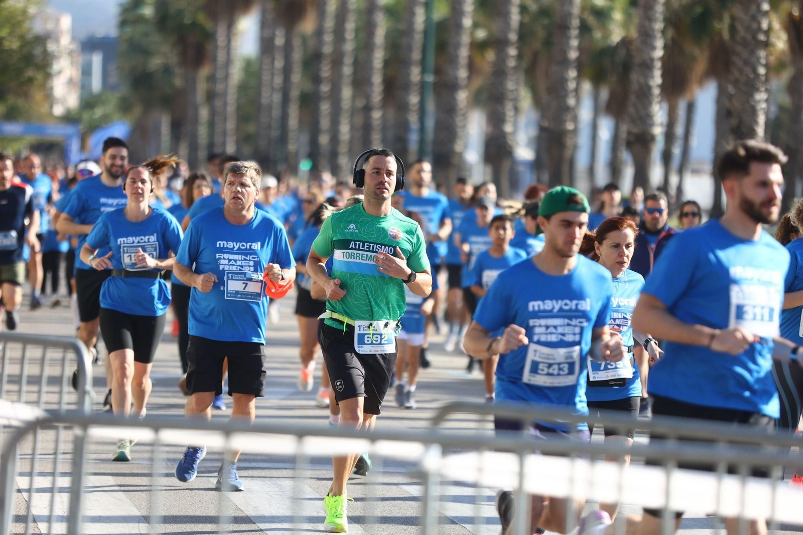 Las mejores fotos de la I Carrera Solidaria Mayoral de Málaga
