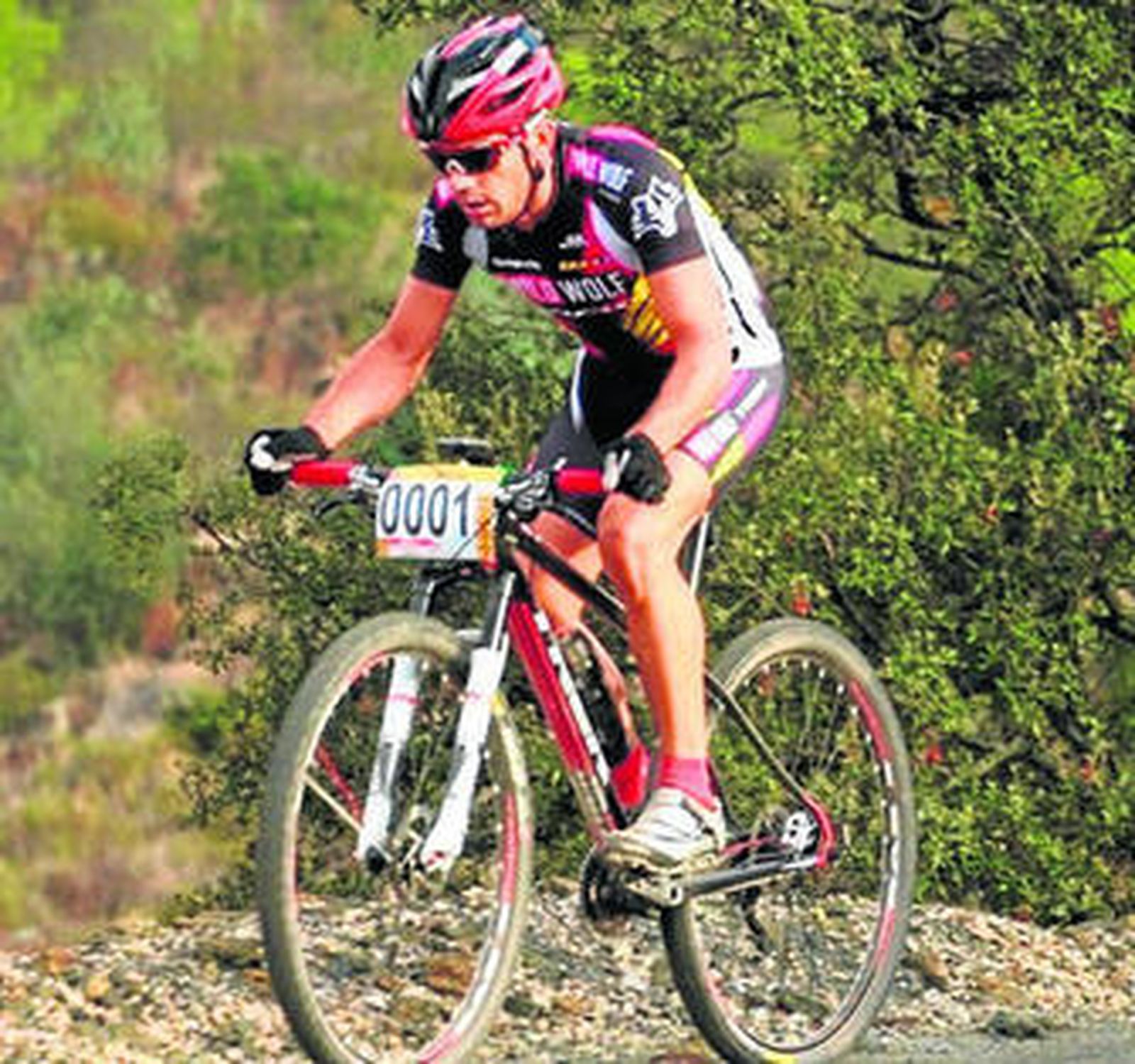 Trujillo, vencedor absoluto, durante un momento de la prueba.