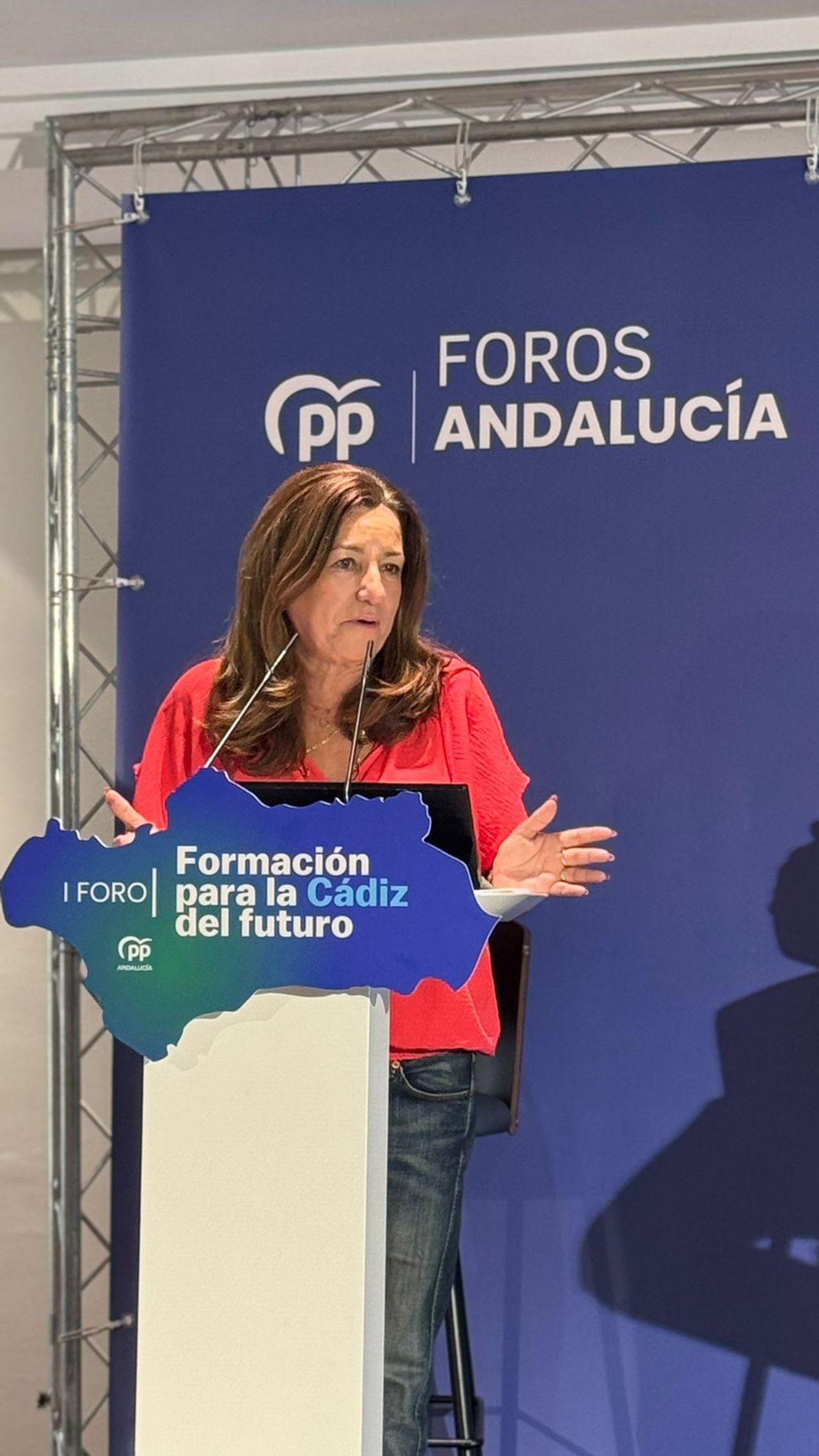 María del Carmen Castillo, en el Foro ‘Formación para la Cádiz del Futuro'. María del Carmen Castillo, en el Foro ‘Formación para la Cádiz del Futuro'.