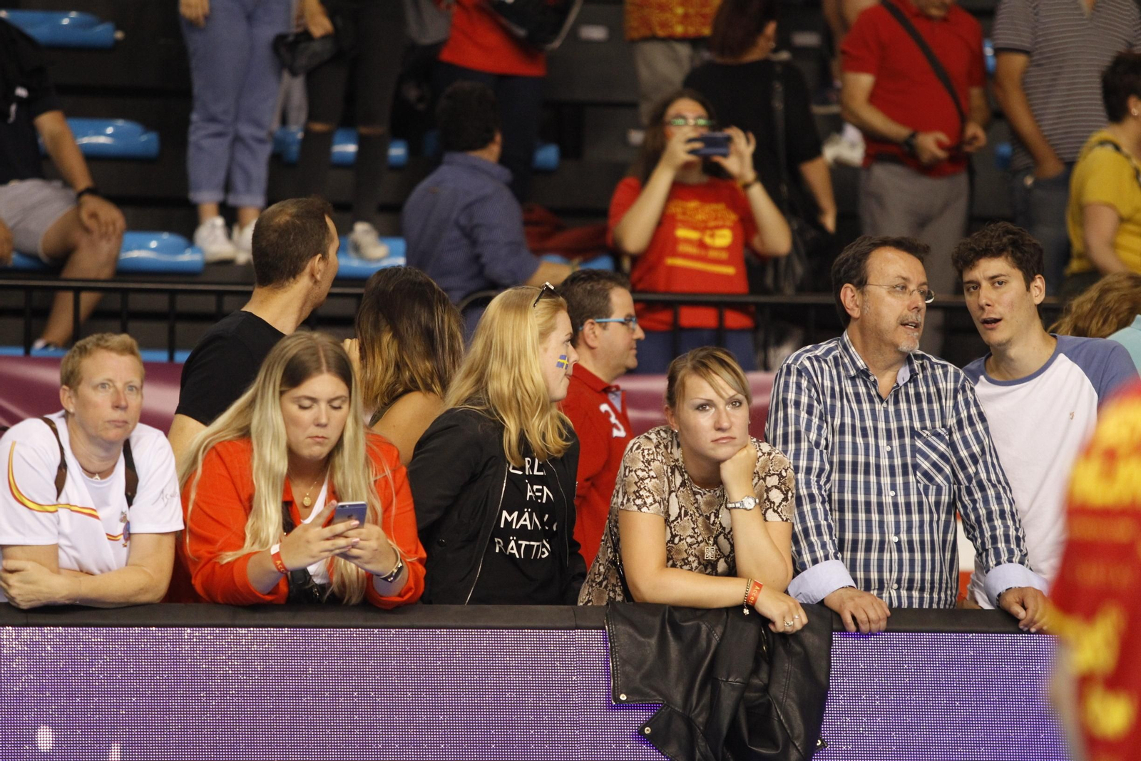 Fotogalería España-Suecia. Balonmano. Palacio Juegos Mediterráneos. Almería