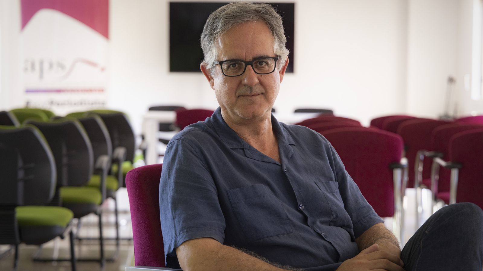 Jorge Molina, durante la entrevista.