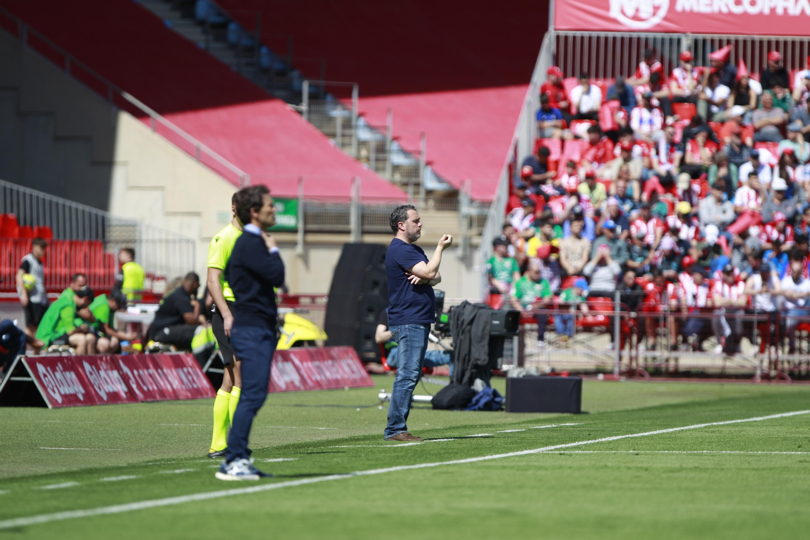 Imágenes del partido de la Liga Santander U.D. Almería-Cádiz C.F.