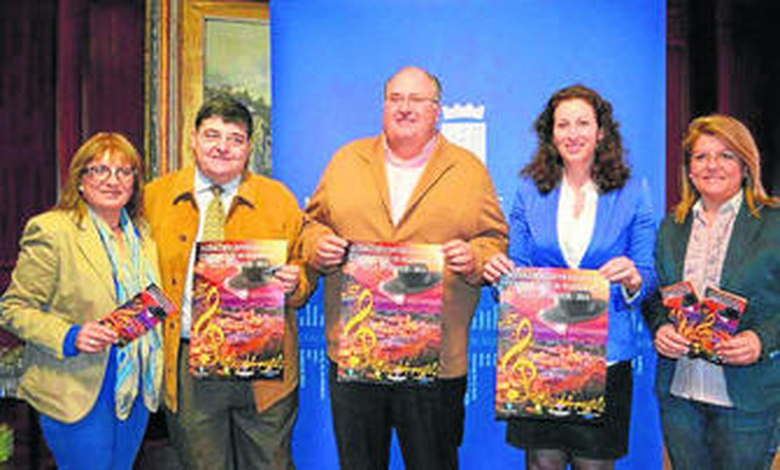 María Vázquez y Eugenio Gonzálvez con Dolores Díaz, Manuel Hernández y Lourdes Ramos.