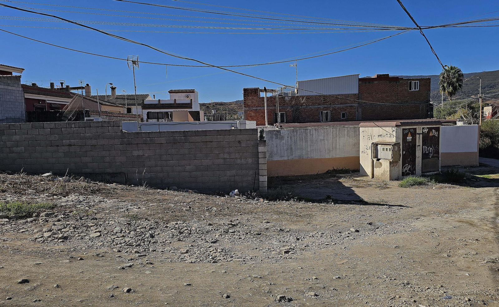 Fotos de los desperfectos de la barriada de La Capelina en Algeciras