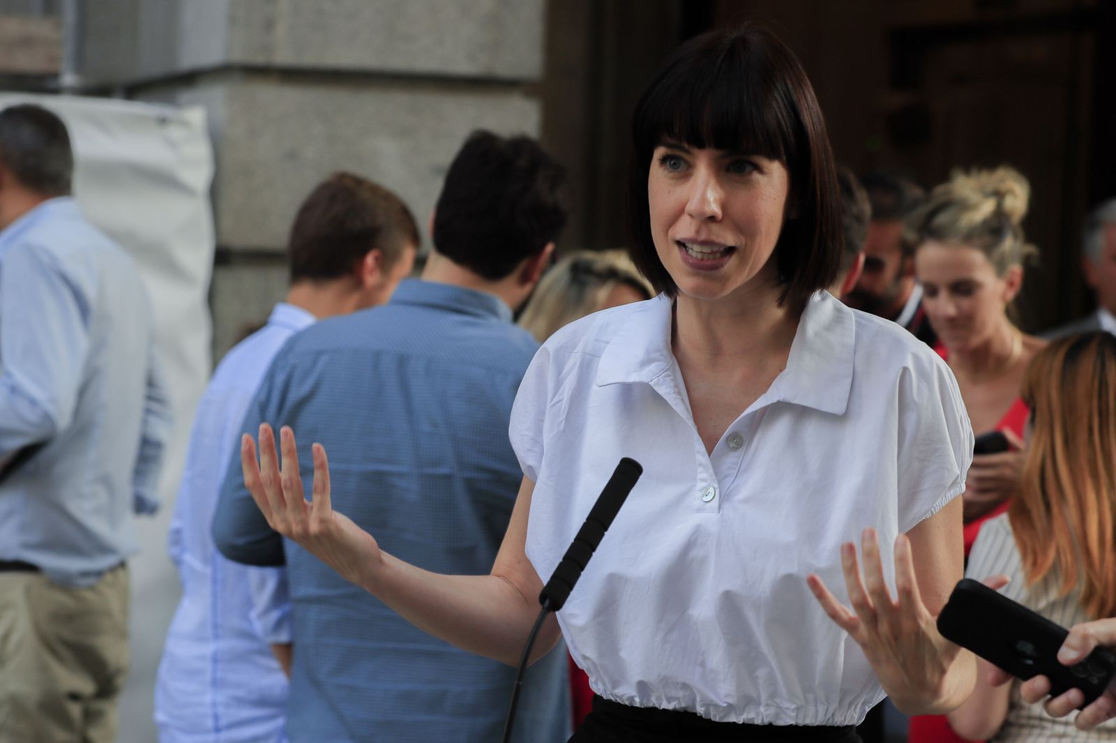 La titular de Ciencia, Diana Morant en el Congreso de los Diputados.