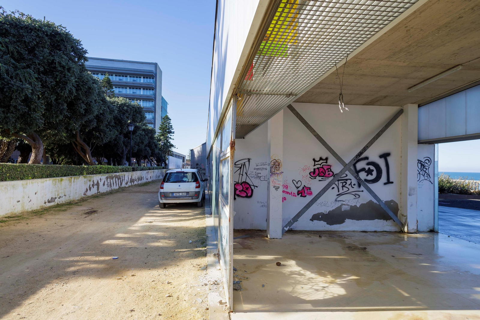 Imágenes del mal estado del Parque Genovés de Cádiz