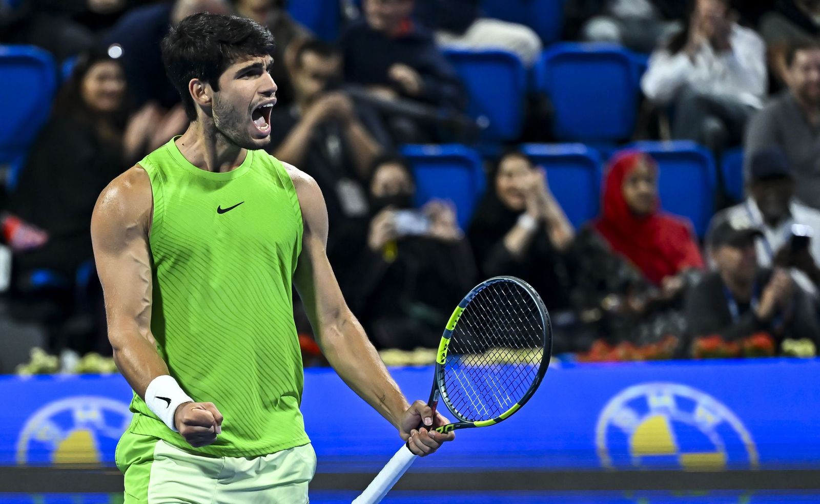 Carlos Alcaraz, en el ATP de Doha