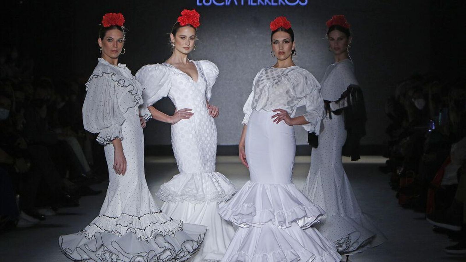 Diseños de la colección 'Volver', de Lucía Herreros, vistos en We Love Flamenco.