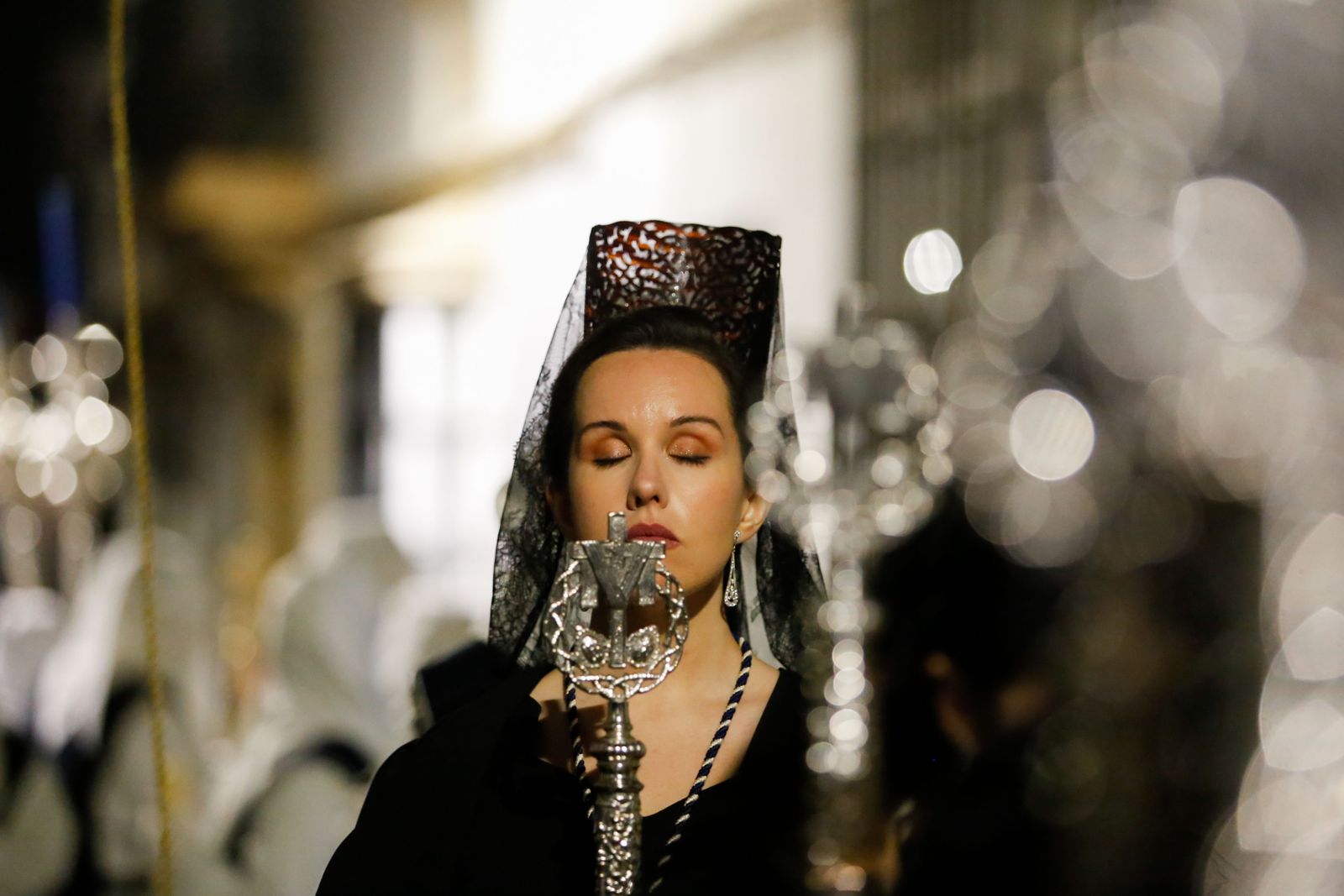 Fotos del Miércoles Santo en San Roque: Angustias