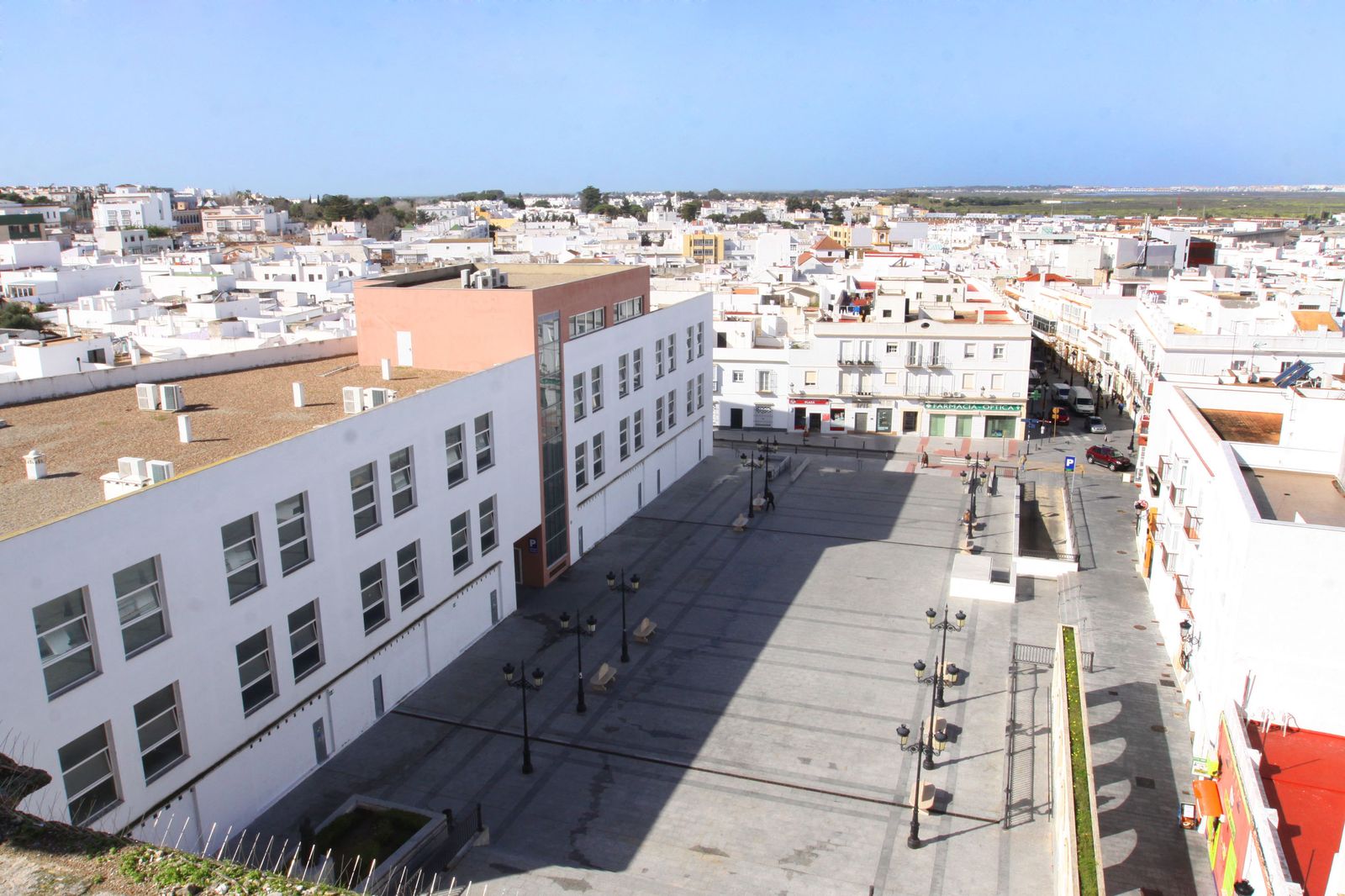 Vista panorámica de parte del casco urbano del municipio.