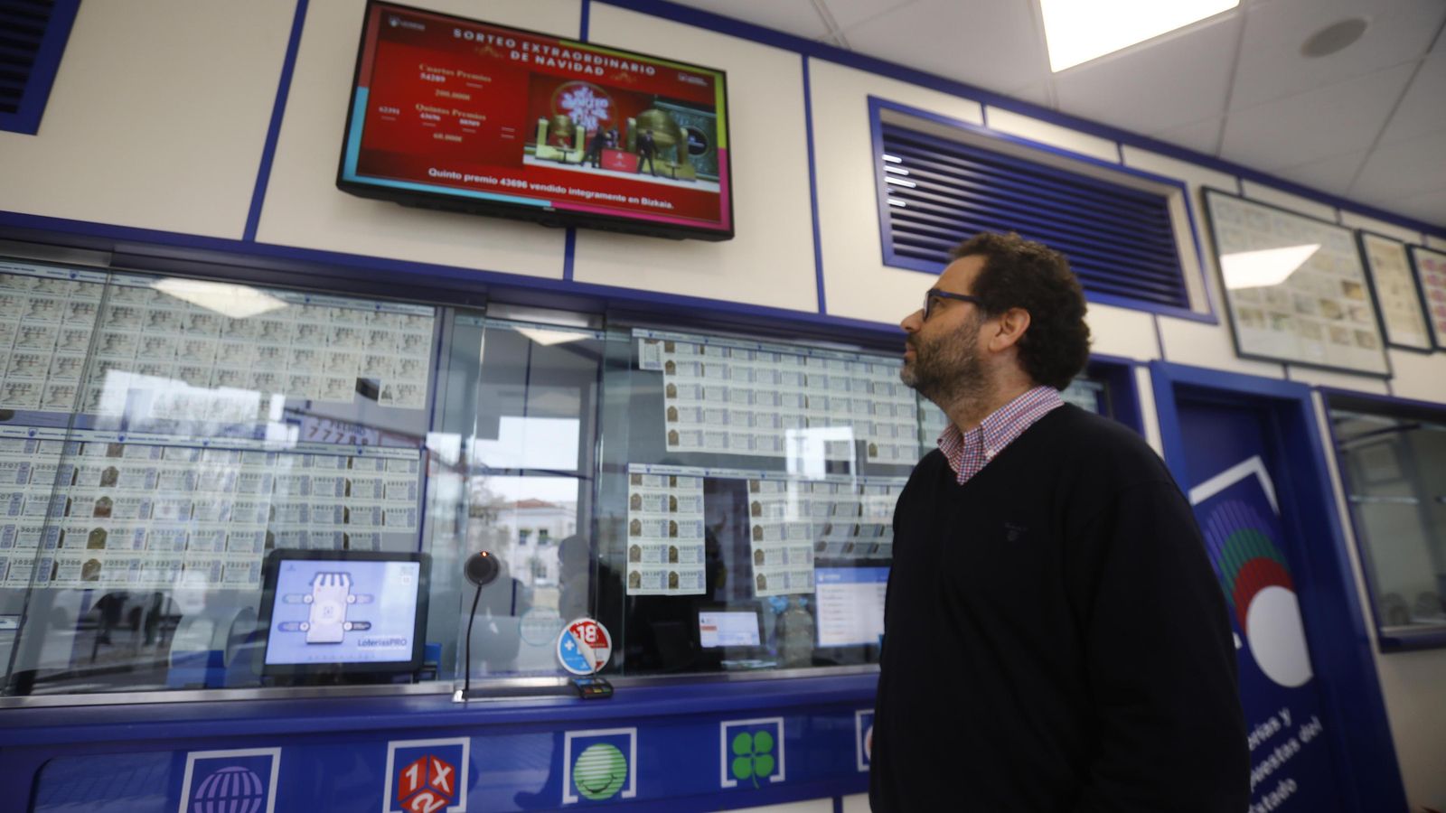 Agustín Hidalgo se queda sin repartir un décimo premiado, que hubiera sido su tercer año consecutivo.